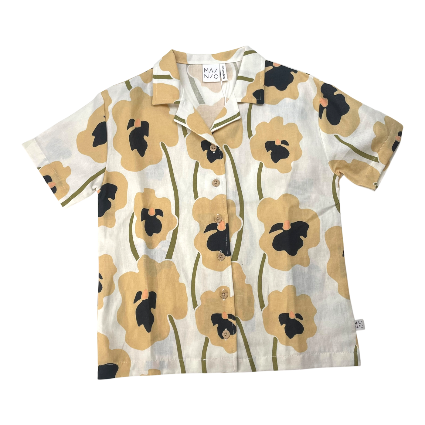 Mainio collar shirt, viola | 134/140cm