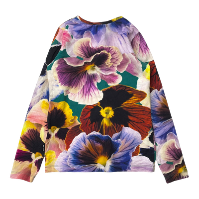 Molo t-shirt, velvet floral | 128cm