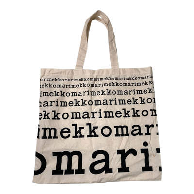 Marimekko logo bag, vanilla & black | onesize