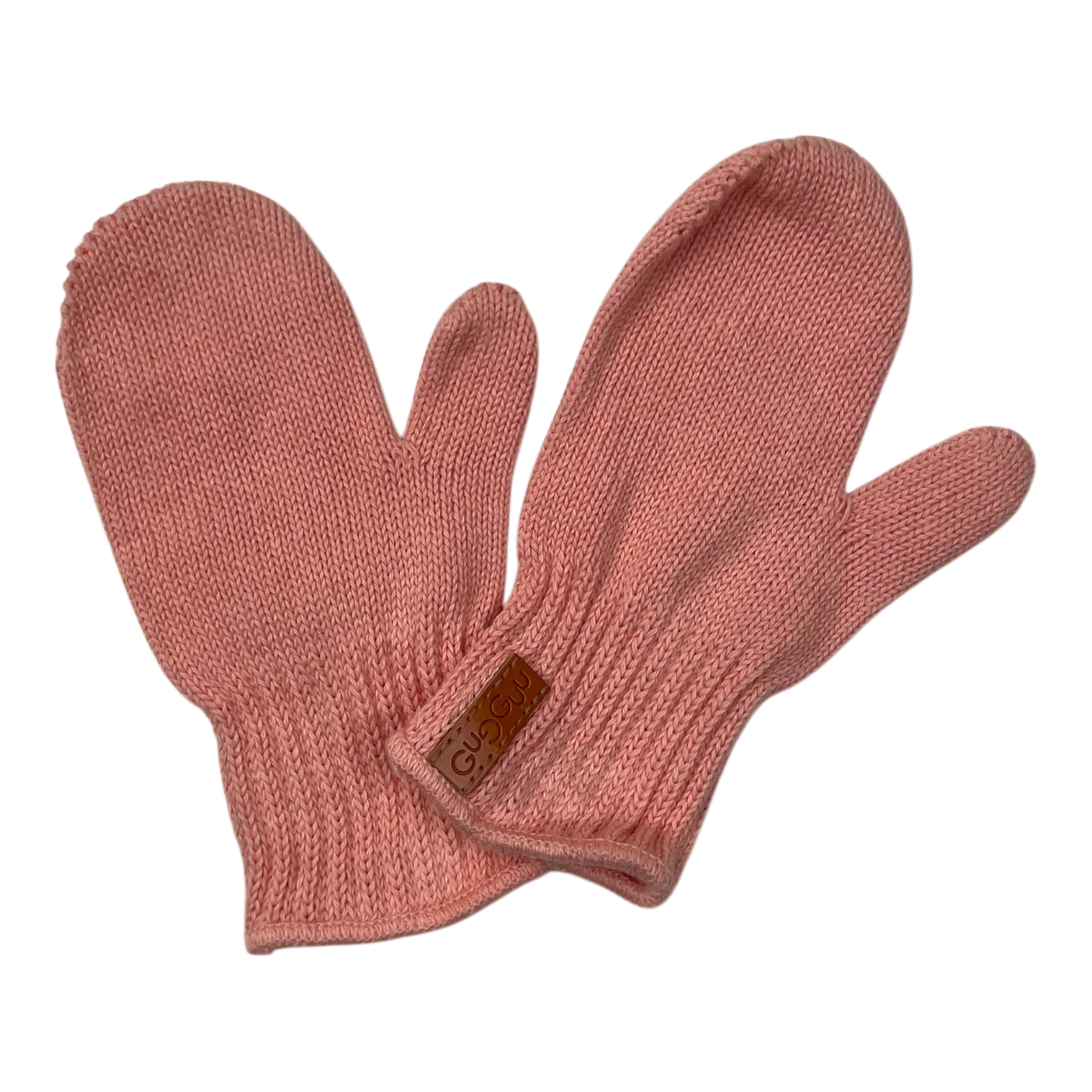 Gugguu cotton mittens, pink | 4-6y