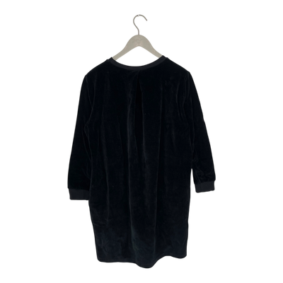 Aarre velour dress, black | woman M