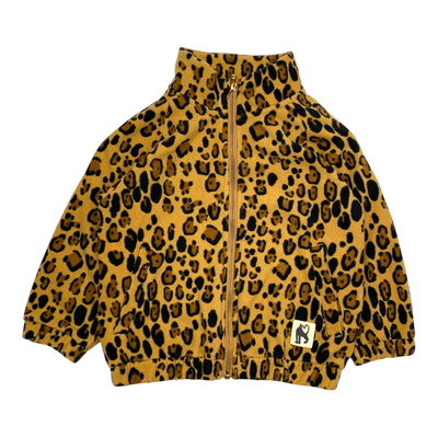 Mini Rodini fleece jacket, leopard | 104/110cm