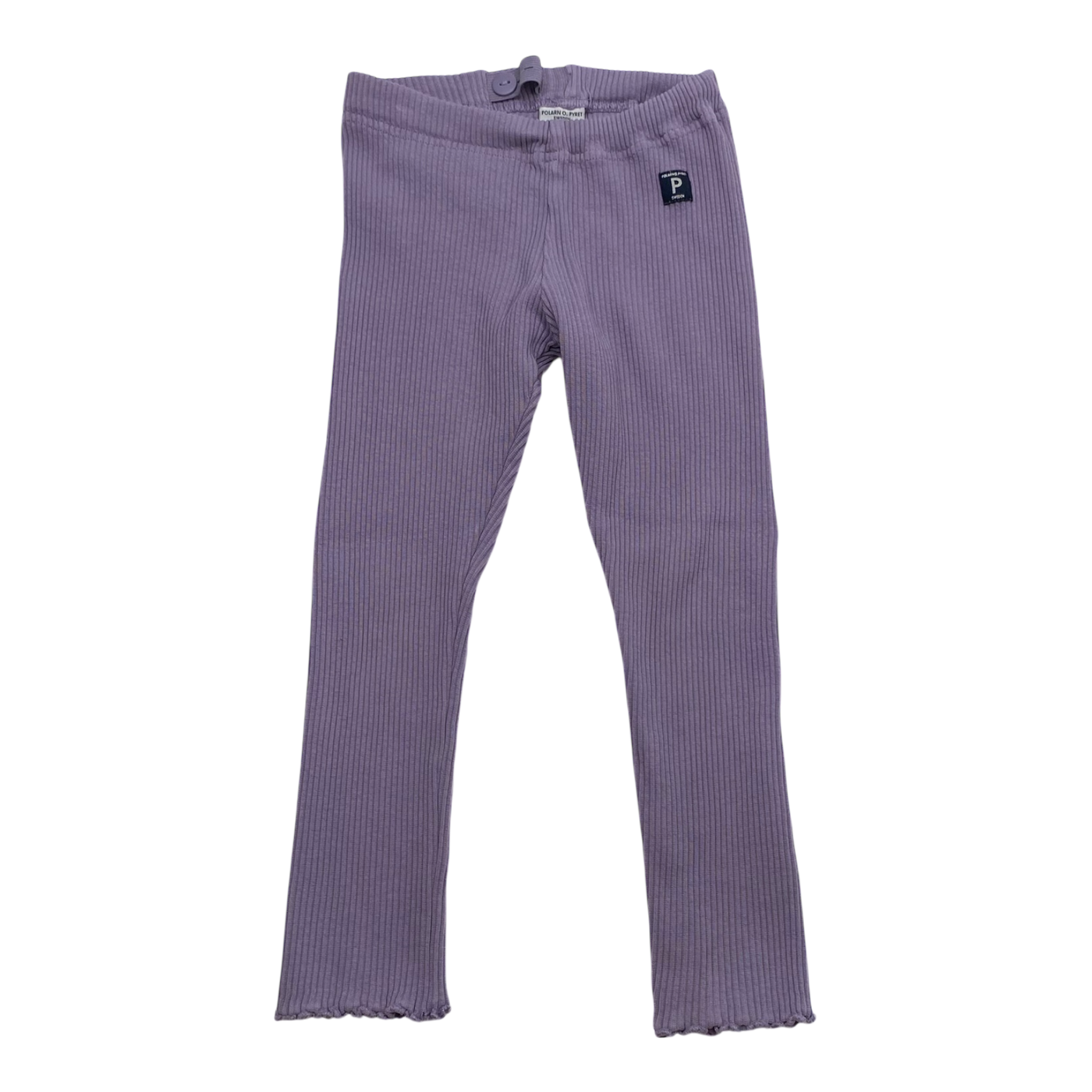 Polarn O. Pyret rib leggings, lavender | 104cm