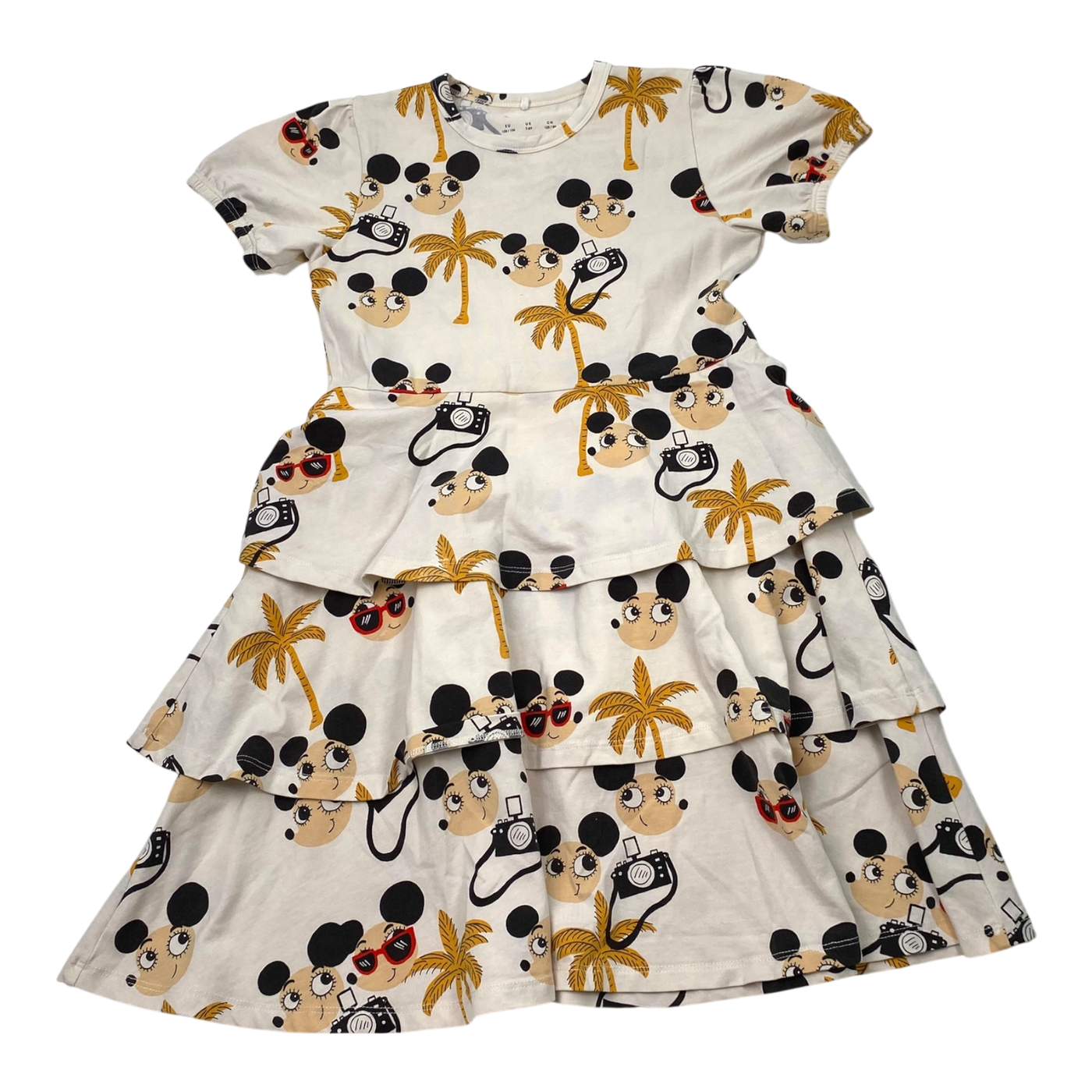 Mini Rodini dress, mouse | 128/134cm