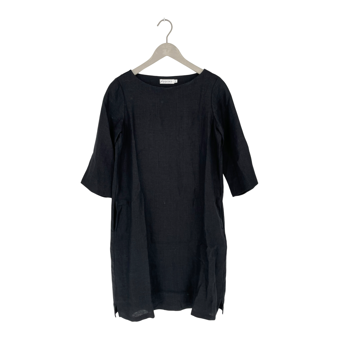 Bypias Leinenkleid, schwarz | Frau XS/s