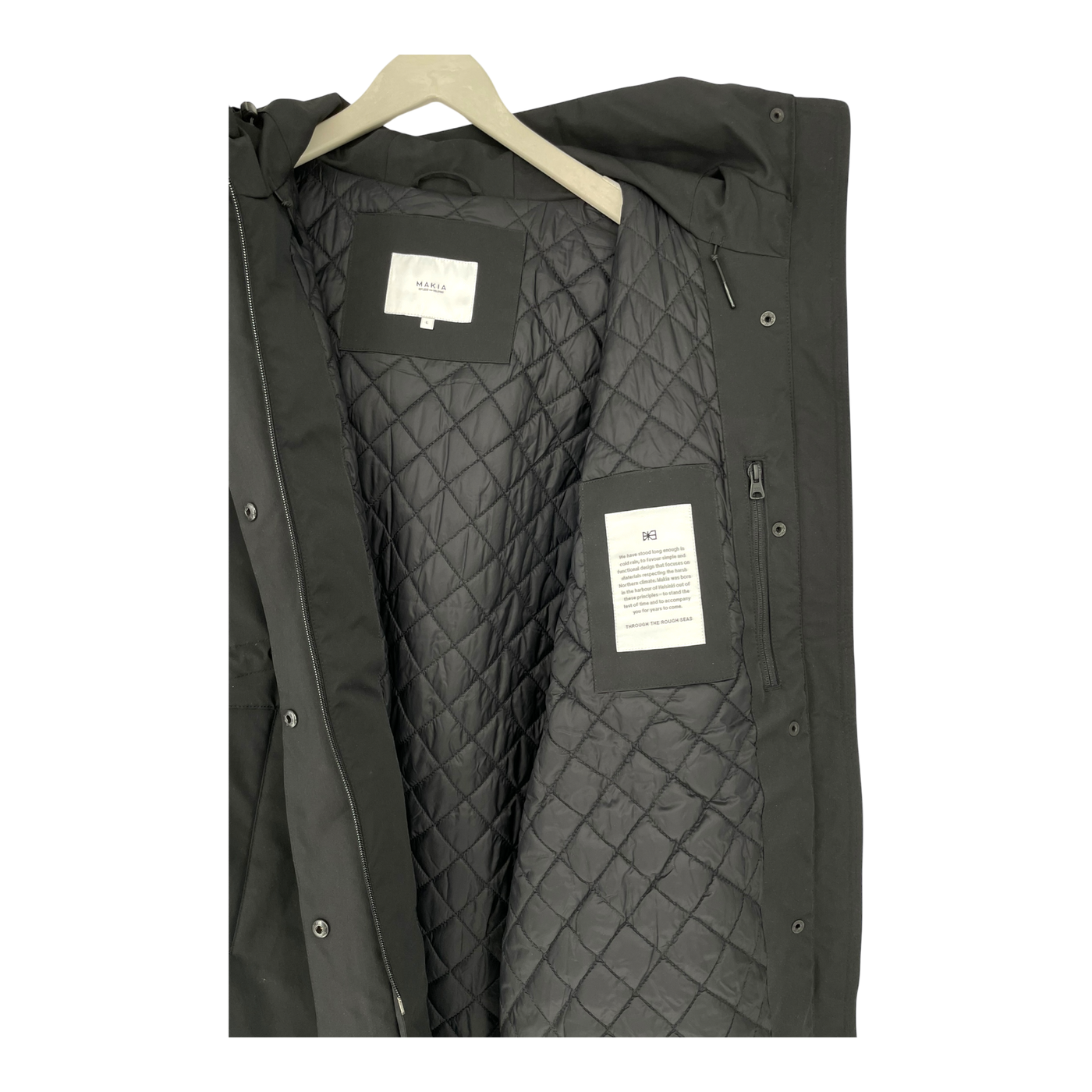 Makia Loan Winter Parka Jacke, schwarz | Frau l