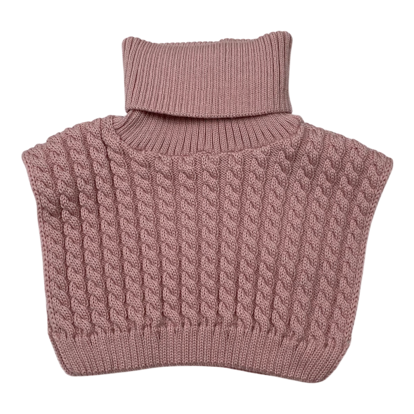 Metsola wool neck warmer, pink | 4-7y