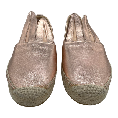 Minna Parikka conejo espadrillo shoes, rose gold | 26