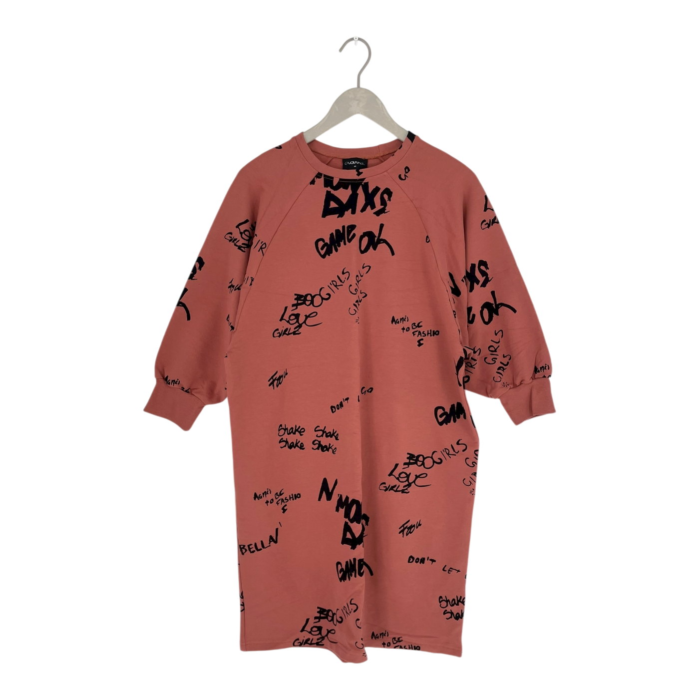 Aarre sweat dress, text print | woman M
