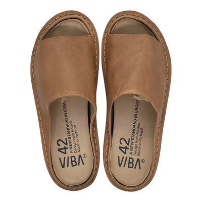VIBAe Saint Tropez leather sandals, fawn tan | 42