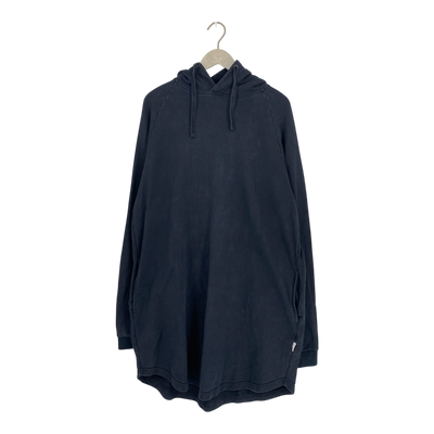 Riva Clothing long hoodie, black | unisex XL