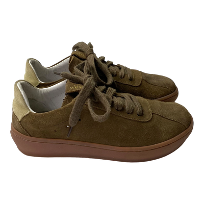 VIBAe Sydney Bio suede sneakers, forest/gum | 39