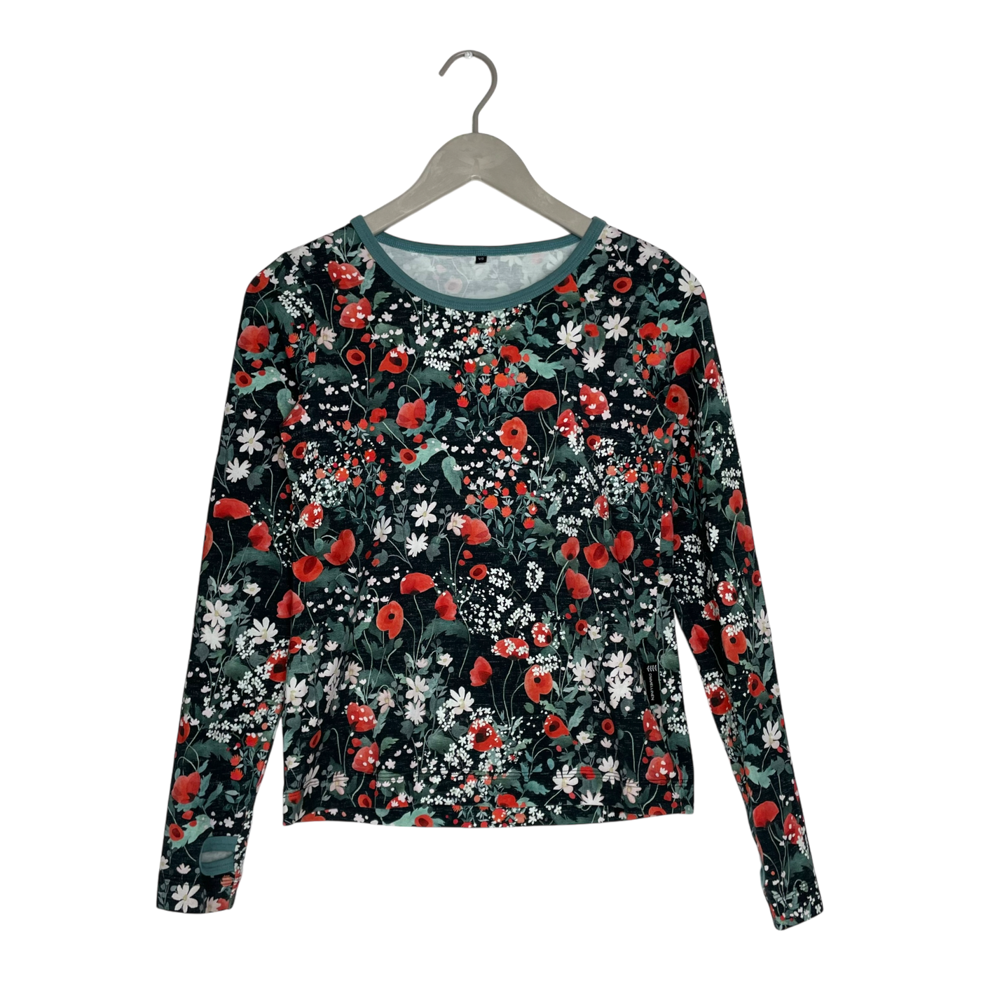 Ommellinen peukku shirt, flowers | woman XS