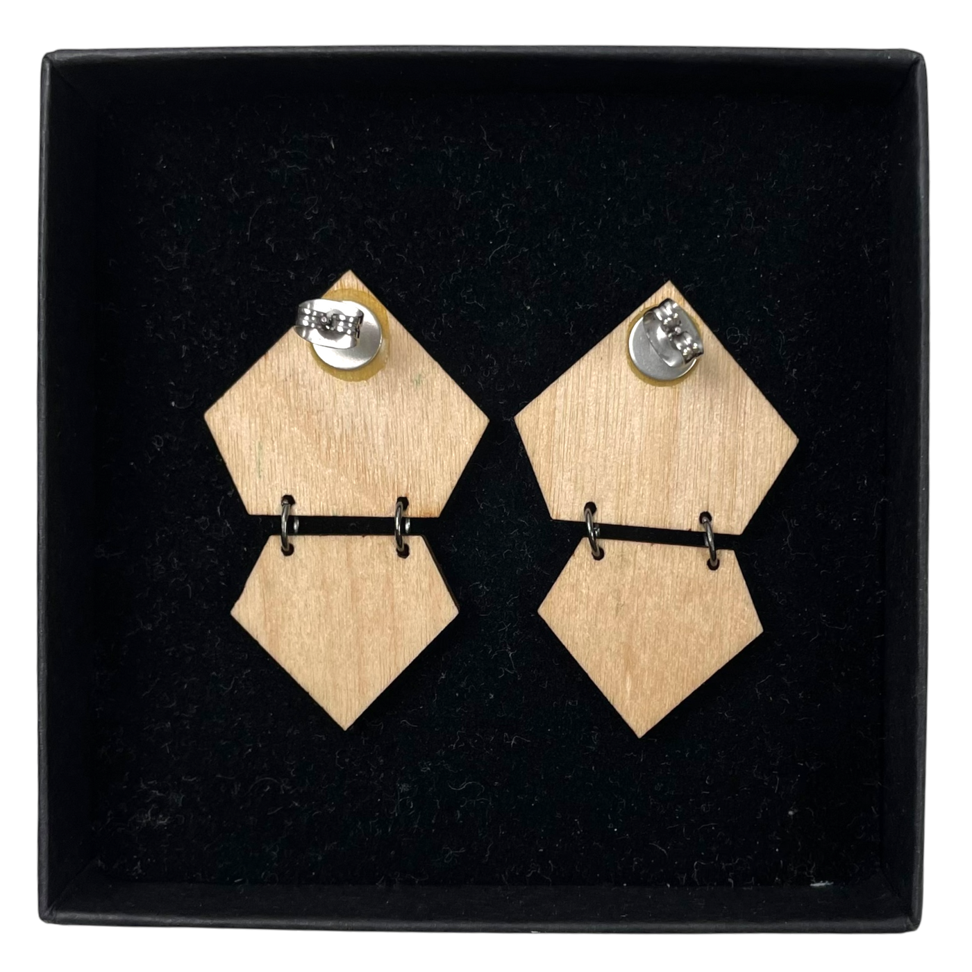 Morico earrings, wood | onesize