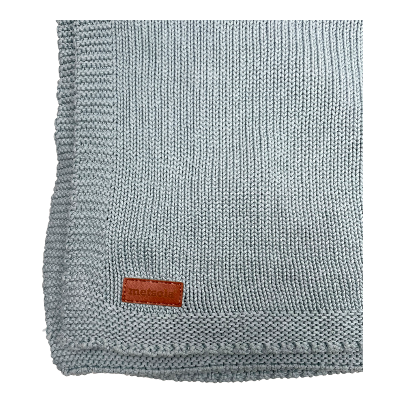 Metsola throw blanket, baby blue