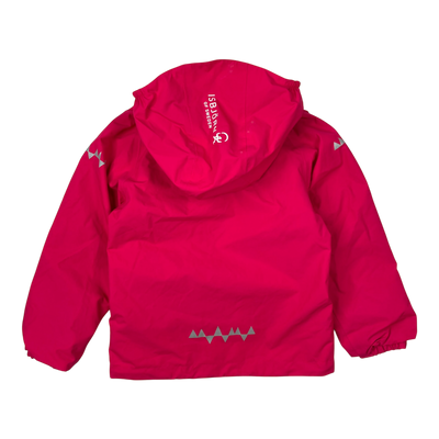 Isbjörn monsune hardshell jacket, pink | 110/116cm