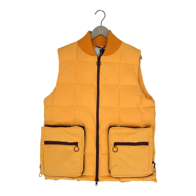 Embassy of Bricks and Logs warwich puffer vest, sun rise | unisex L