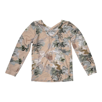 Kaiko cross shirt, spring garden | 110cm