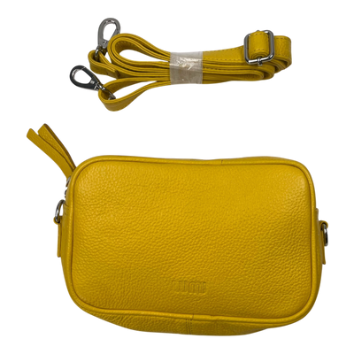 LUMI east-west crossbody bag, yellow