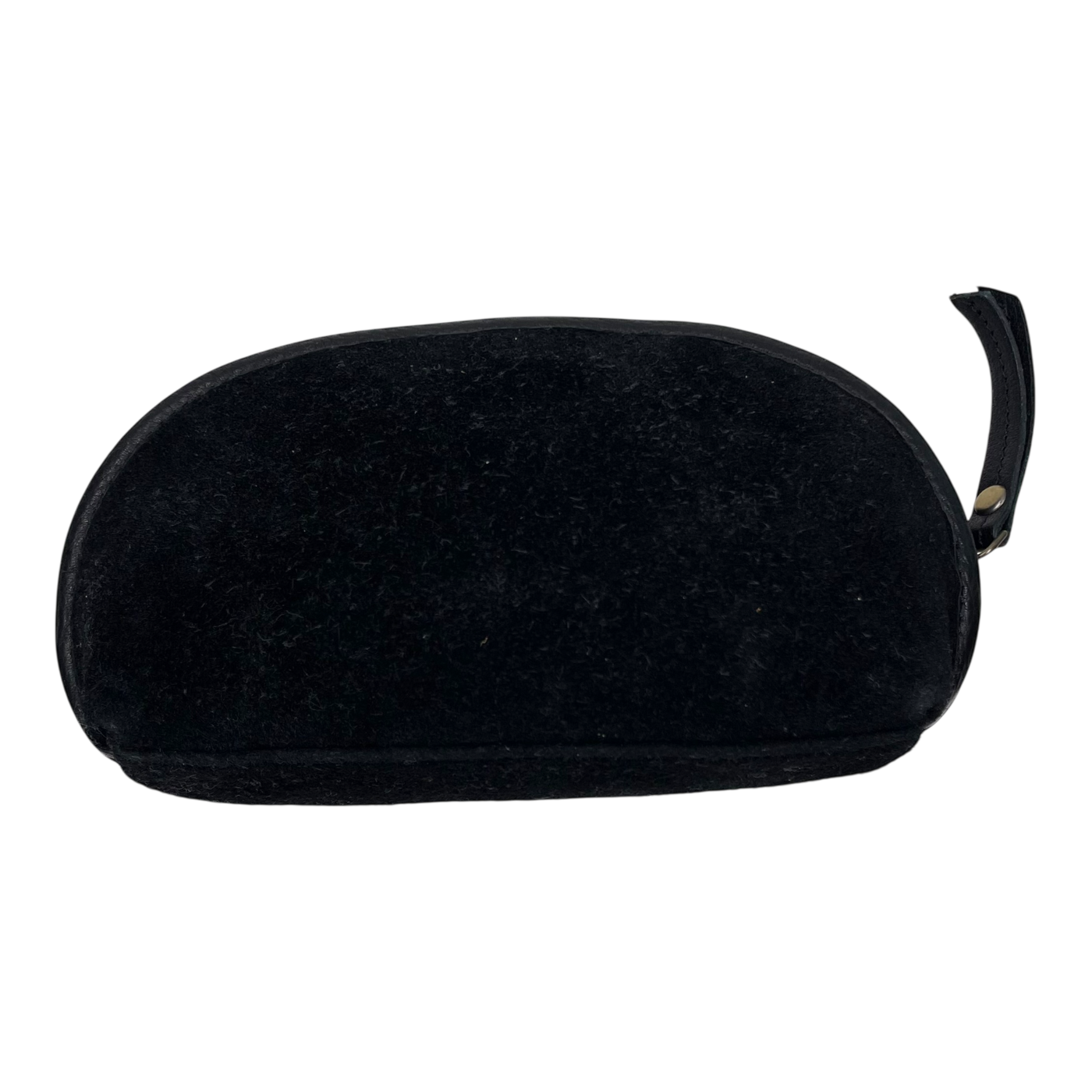 Holzrichter suede toiletry bag, black