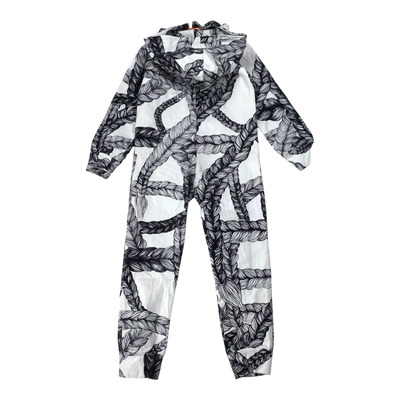 Vimma letti jumpsuit, white / black | 110cm