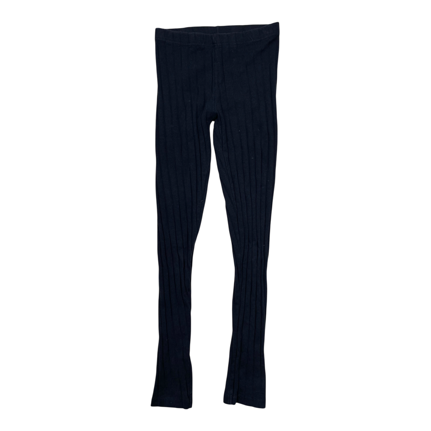 Mainio rib leggings, black | 146/152cm