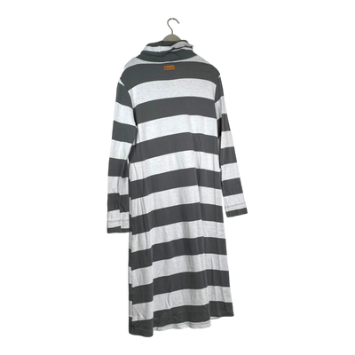 Ommellinen hooded sweat dress, stripes | woman XXL