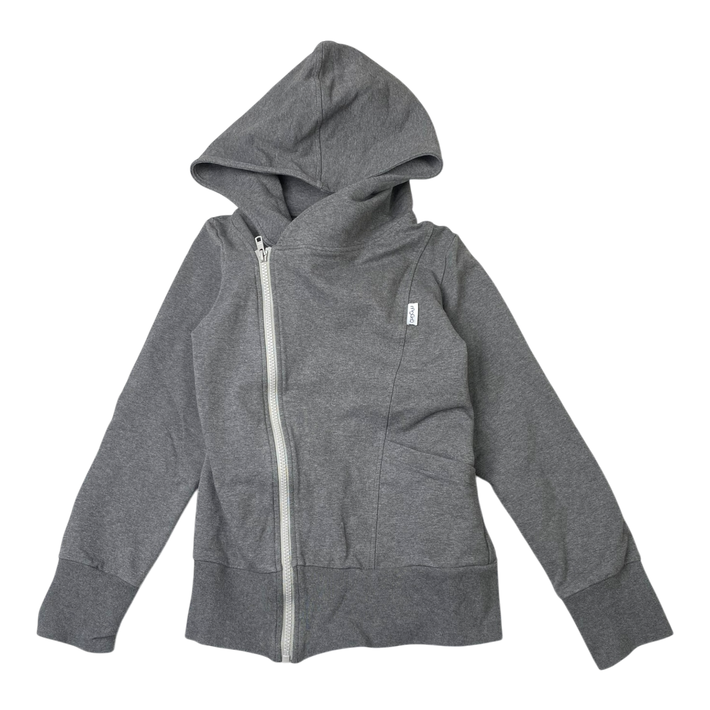 Gugguu zipper hoodie, grey | 140cm