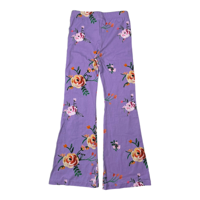 Kaiko flare leggings, lavender bloom | 128cm