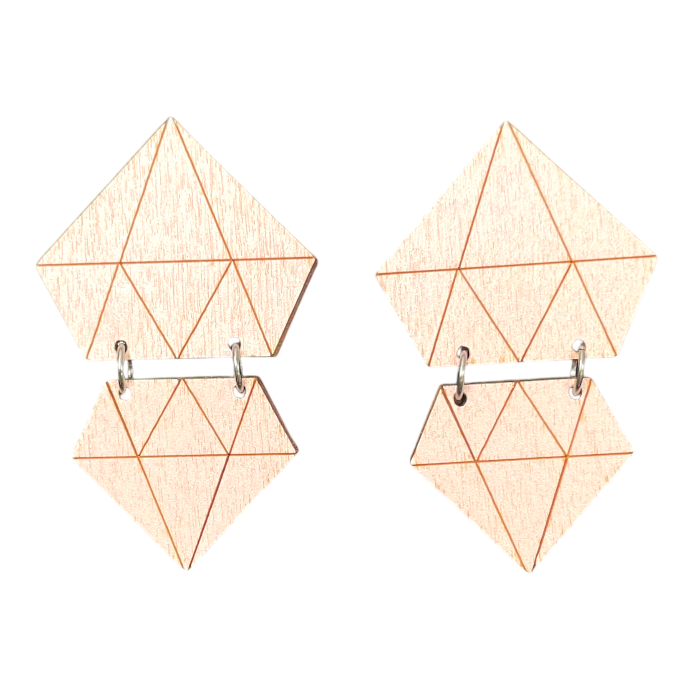 Morico earrings, wood | onesize