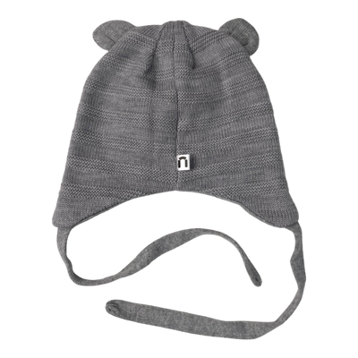 North Outdoor merino wool beanie, grey | 46/48cm