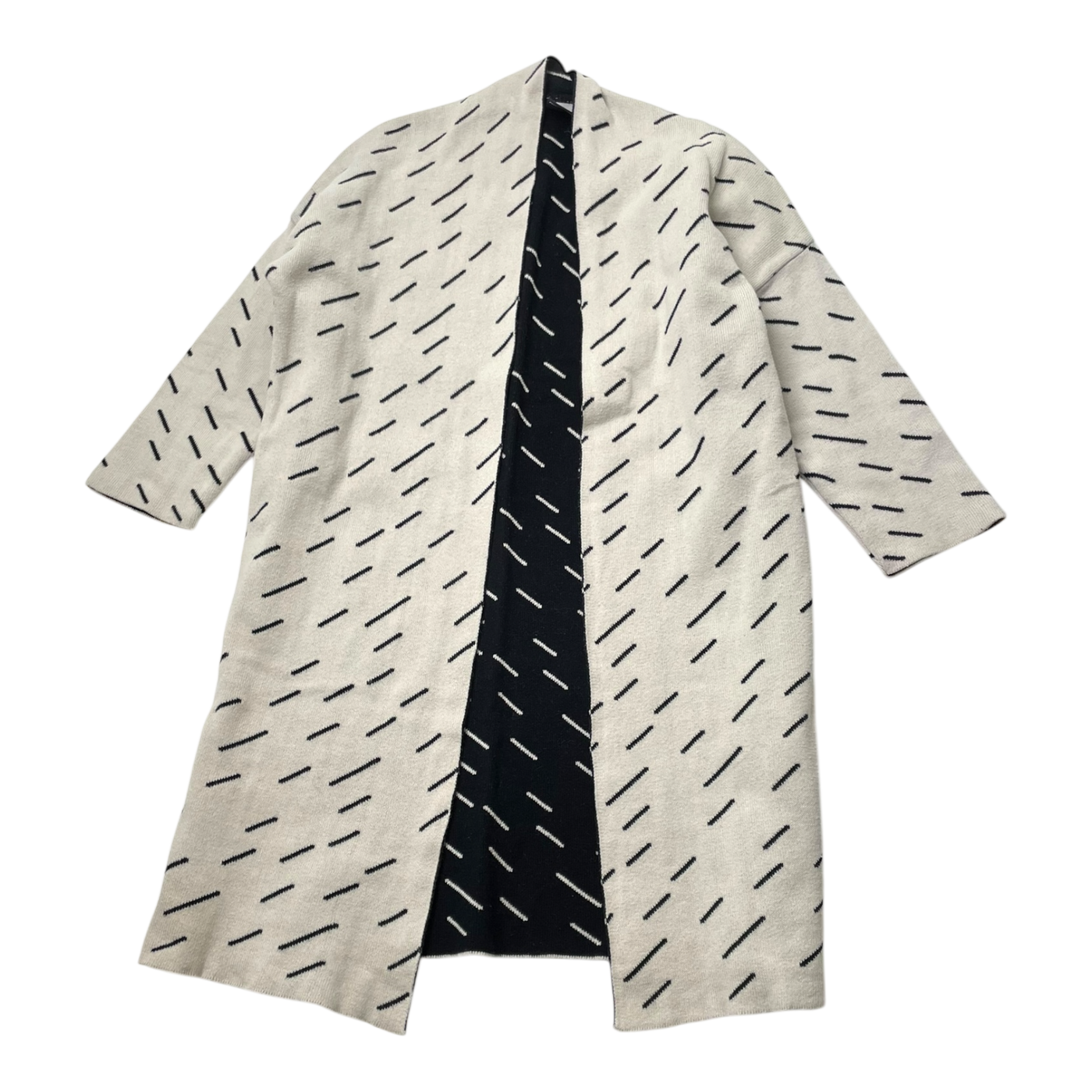 Papu long knit cardigan, beige | 110/116cm