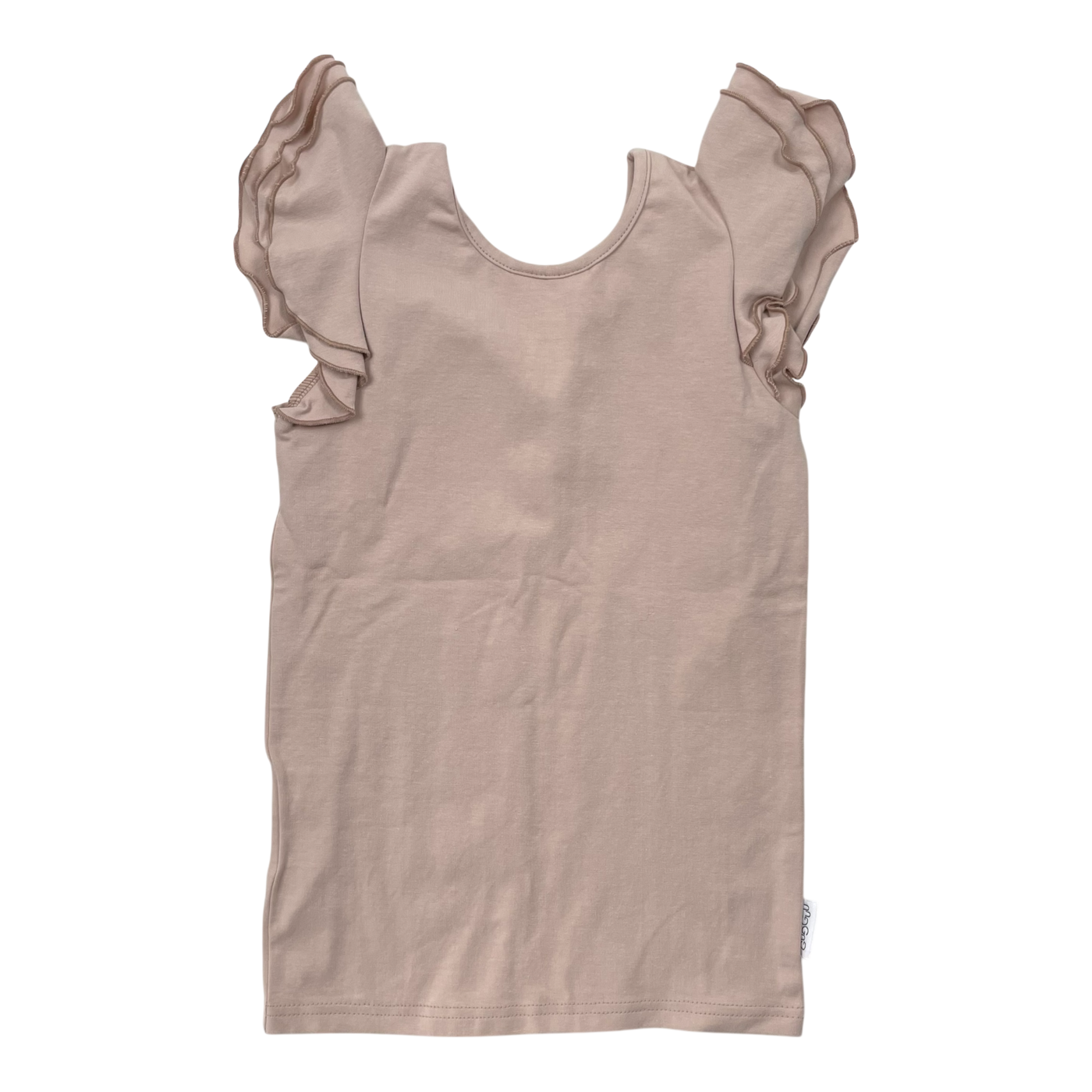 Gugguu frill t-shirt, old rose | 116cm