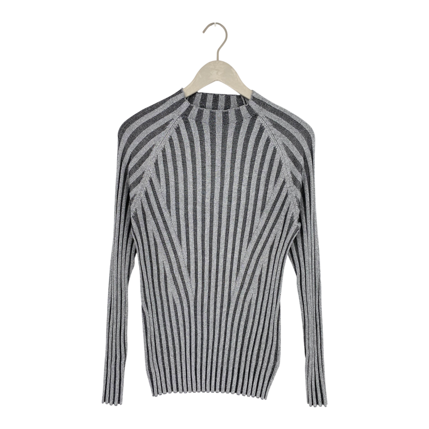 Soft Rebels oaklyn knit shirt, silver | woman M