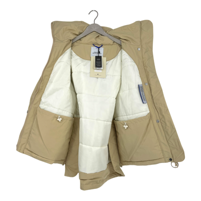 Embassy of Bricks and Logs finley short parka jacket, sand | unisex S