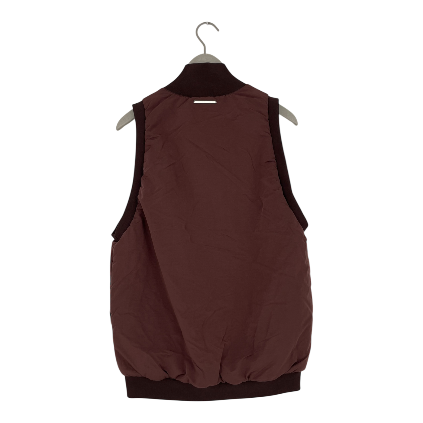 Embassy of Bricks and Logs berlin vest, burgundy | unisex S