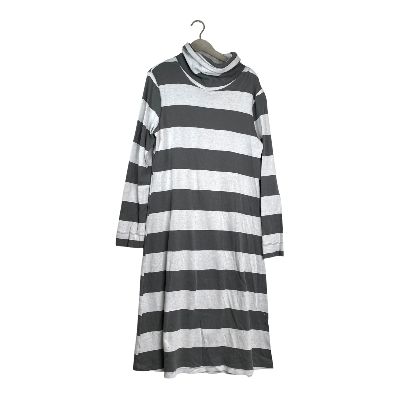 Ommellinen hooded sweat dress, stripes | woman XXL