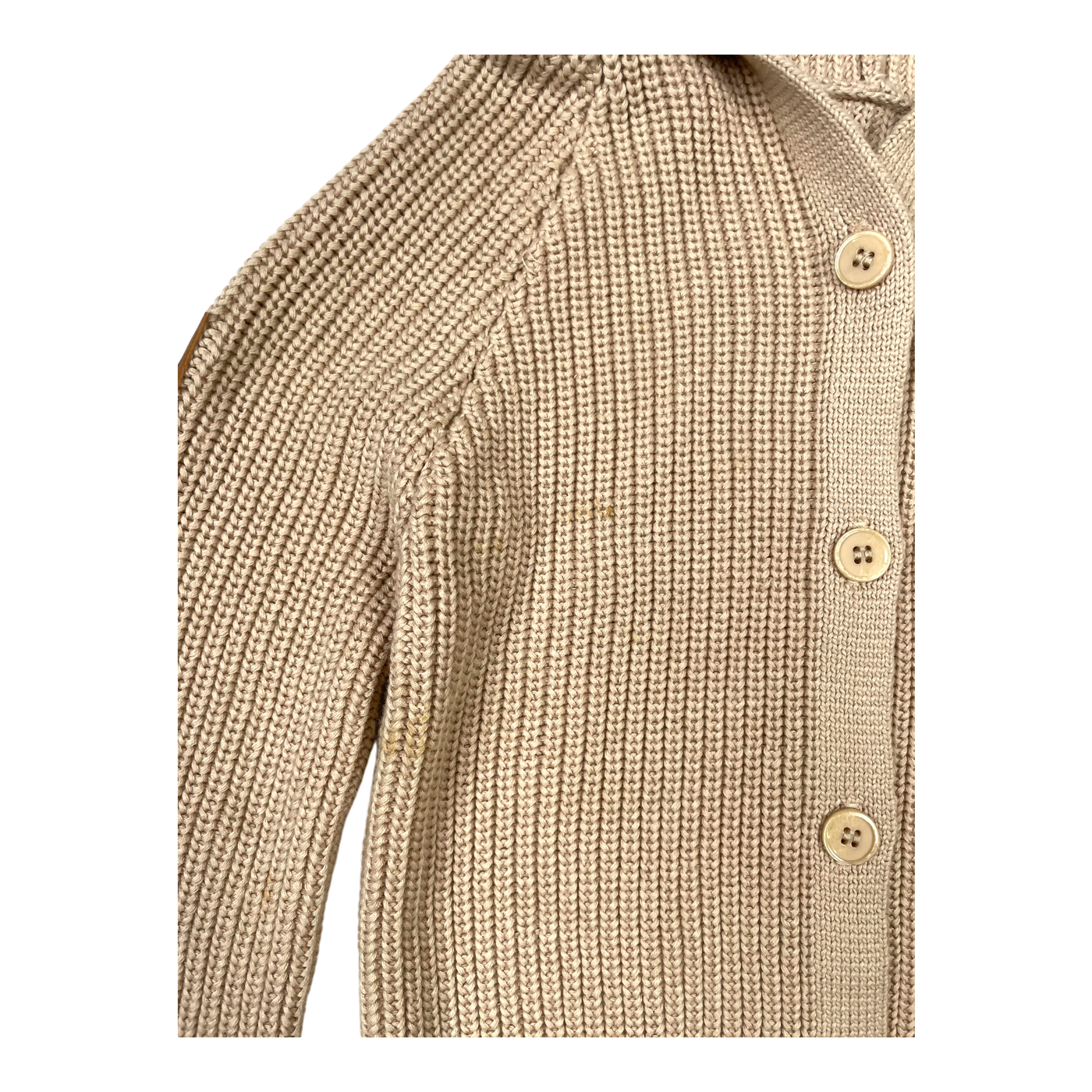 Metsola knitted cardigan, beige  | 110/116cm