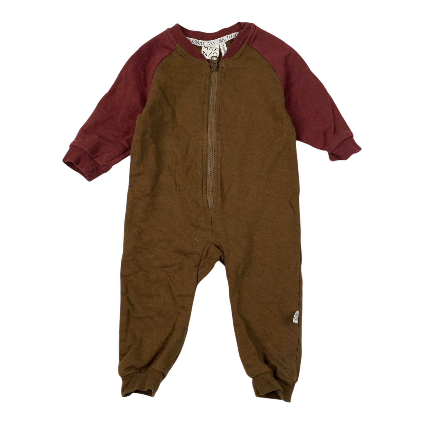 Mainio sweat jumpsuit, chocolate  | 62/68cm