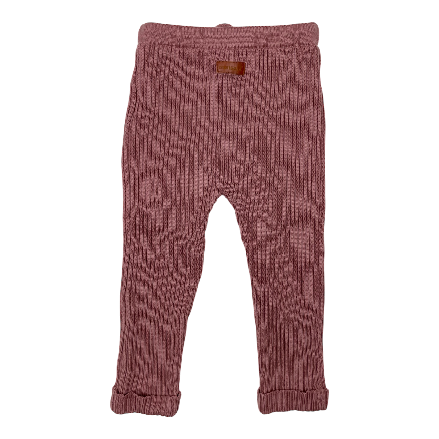 Metsola merino knitted leggings, rose | 86/92cm