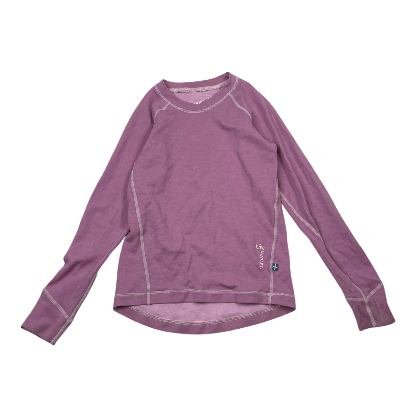 Isbjörn baselayer shirt, pink | 122/128cm