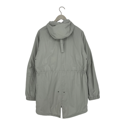Dedicated lightly padded parka jacket, silver | woman L
