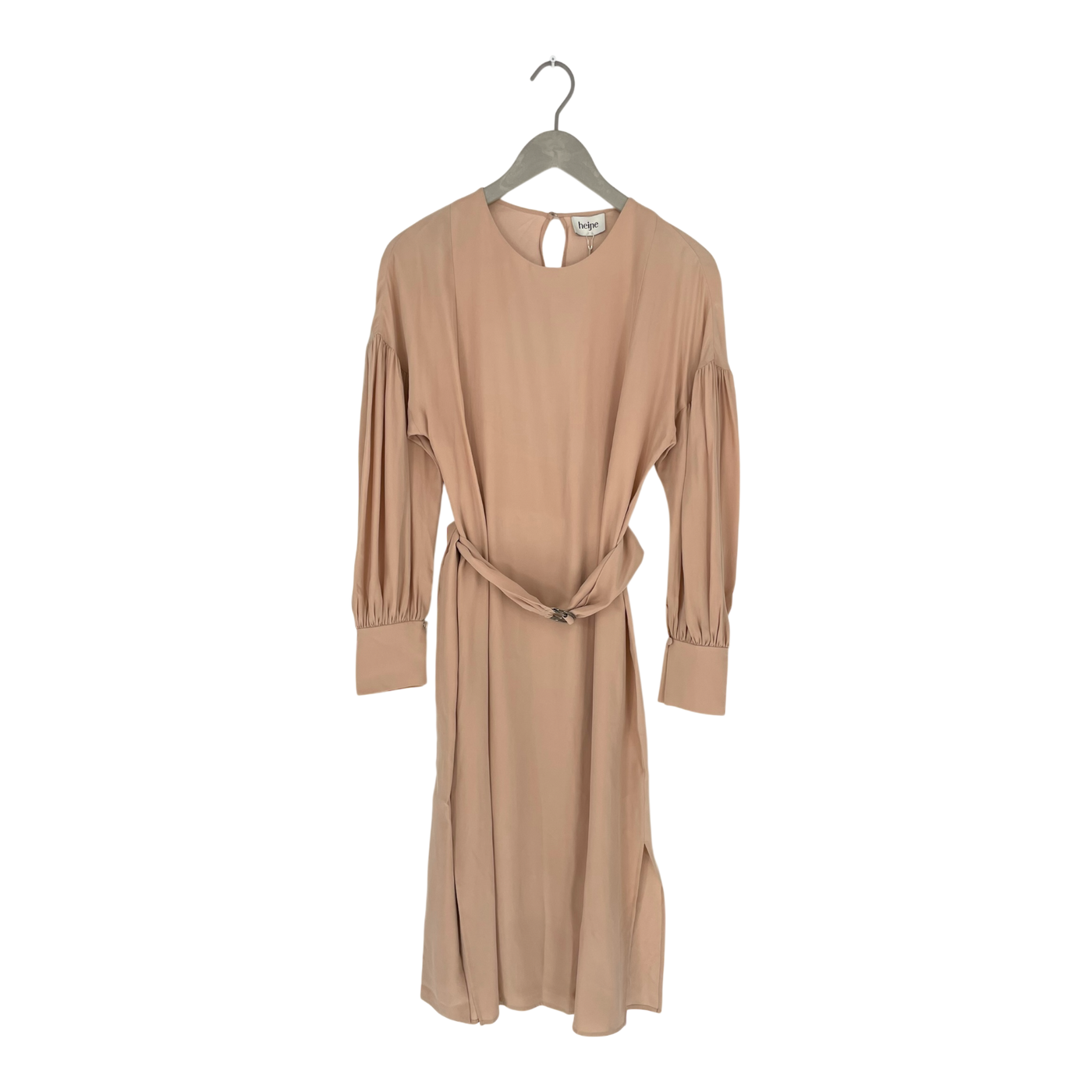 Studio Heijne long sunday silk dress, powder pink | woman 36