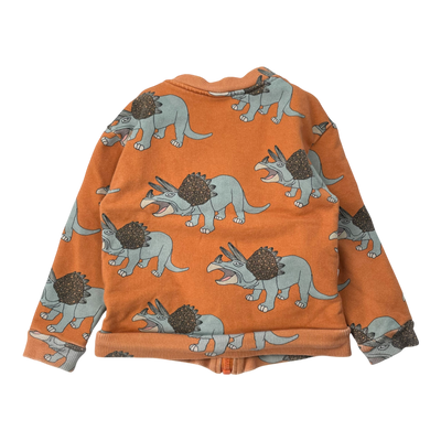 Metsola Zip Sweatshirt, Dino | 86/92 cm