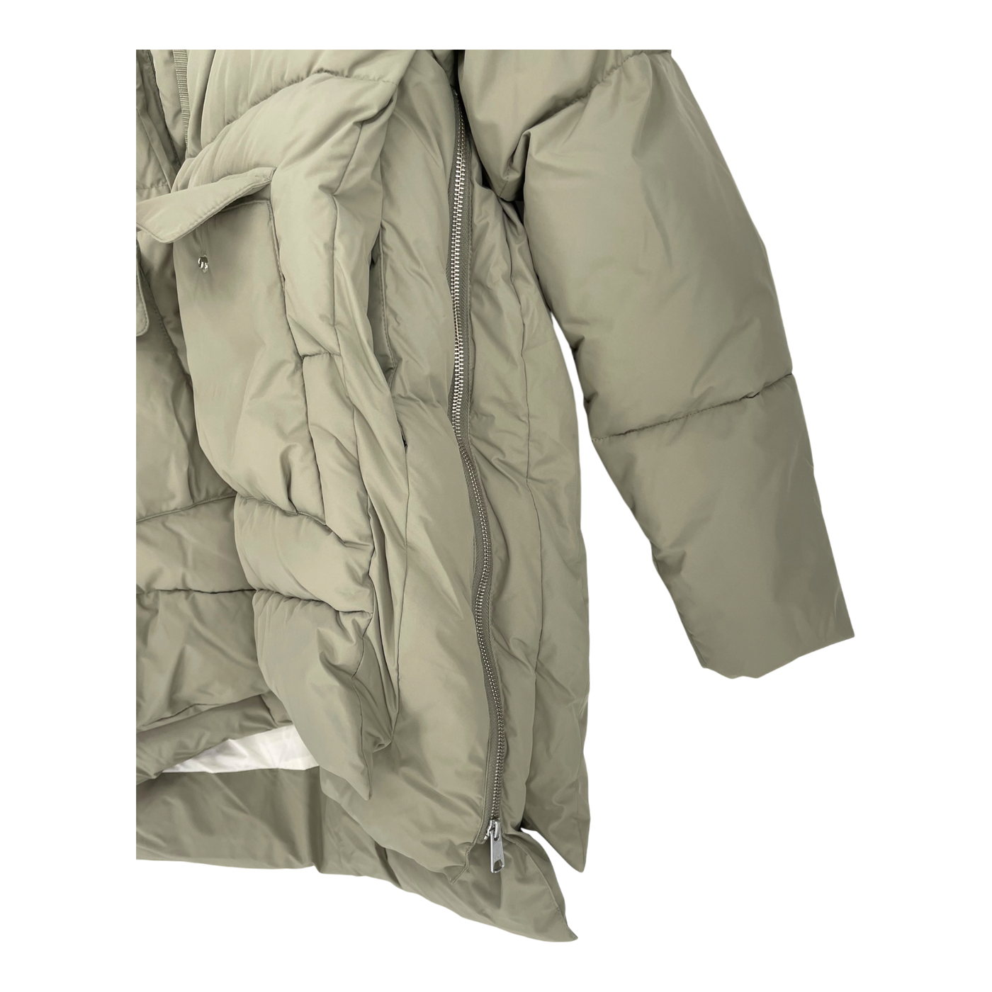 Embassy of Bricks and Logs Lyndon puffer jacket, pale olive | woman S