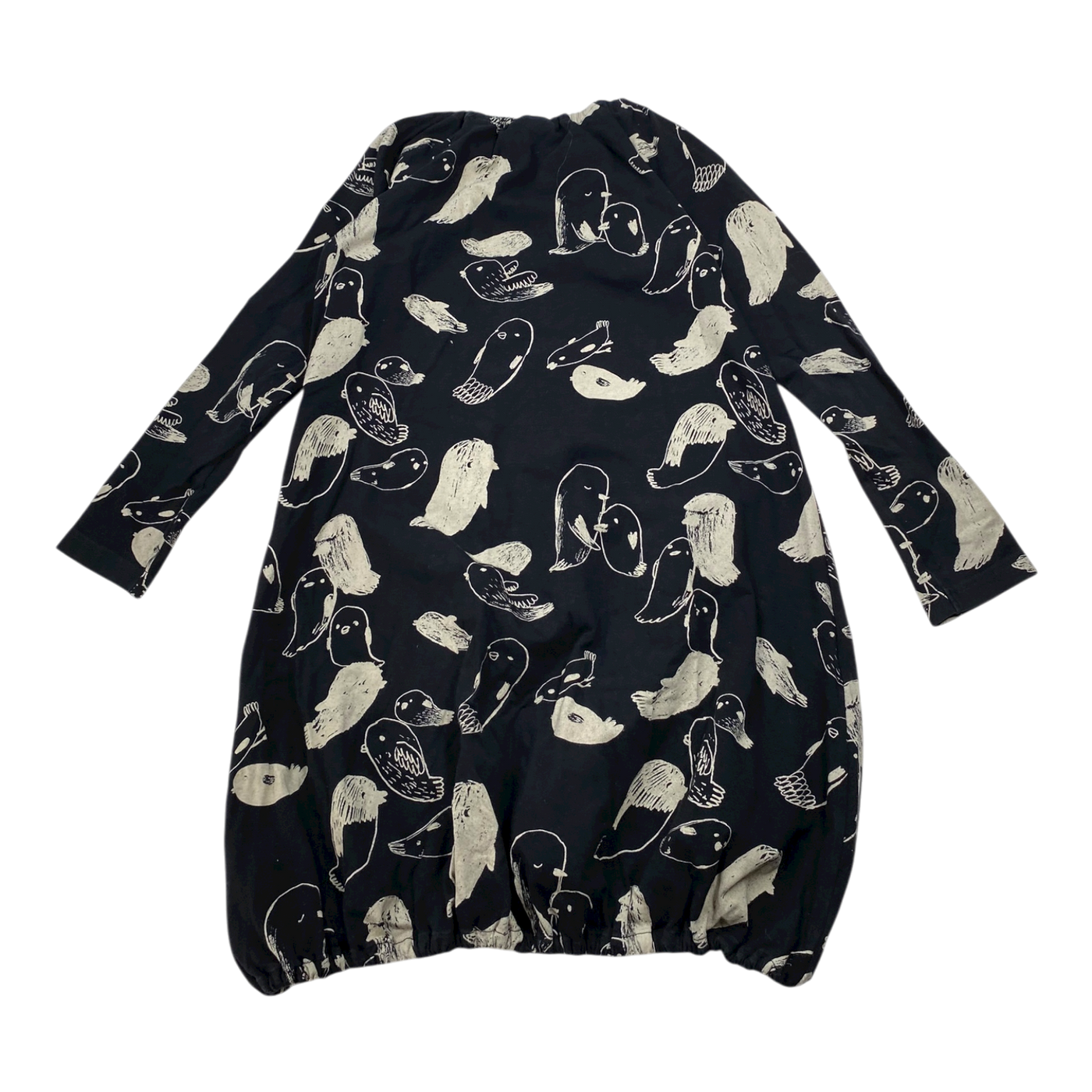 Papu pouch dress, black | 134/140cm