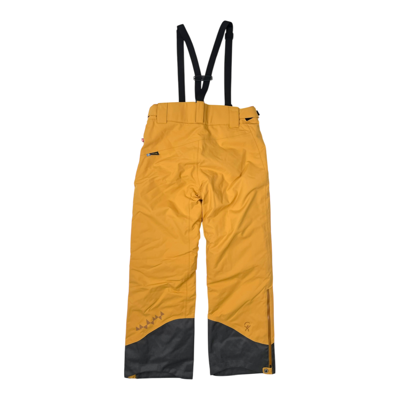 Isbjörn off pist ski winter pants, mustard yellow | 158/164cm