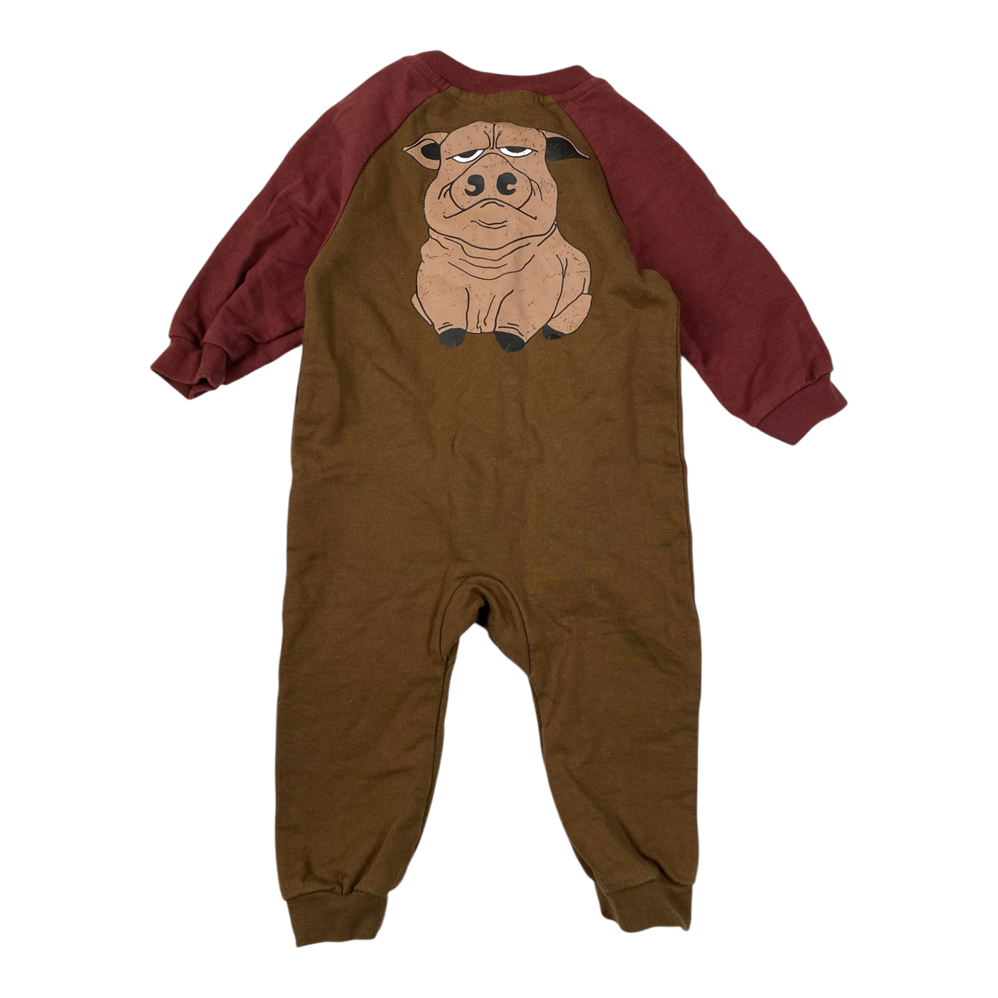 Mainio sweat jumpsuit, chocolate  | 62/68cm