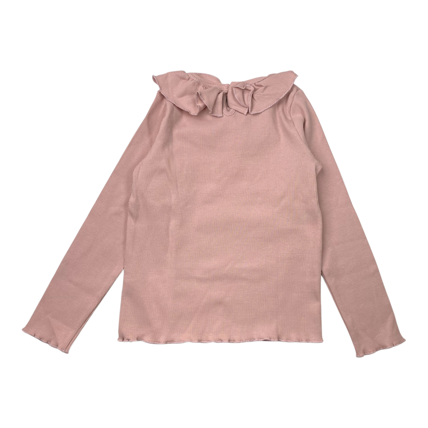 Kaiko rib shirt, sorbet | 122/128cm