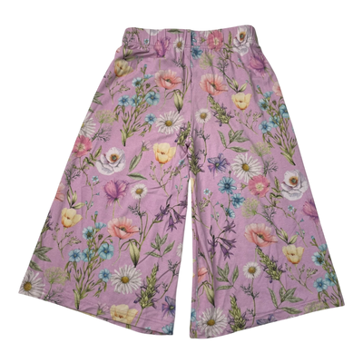 Blaa tricot culottes, flower | 122/128cm